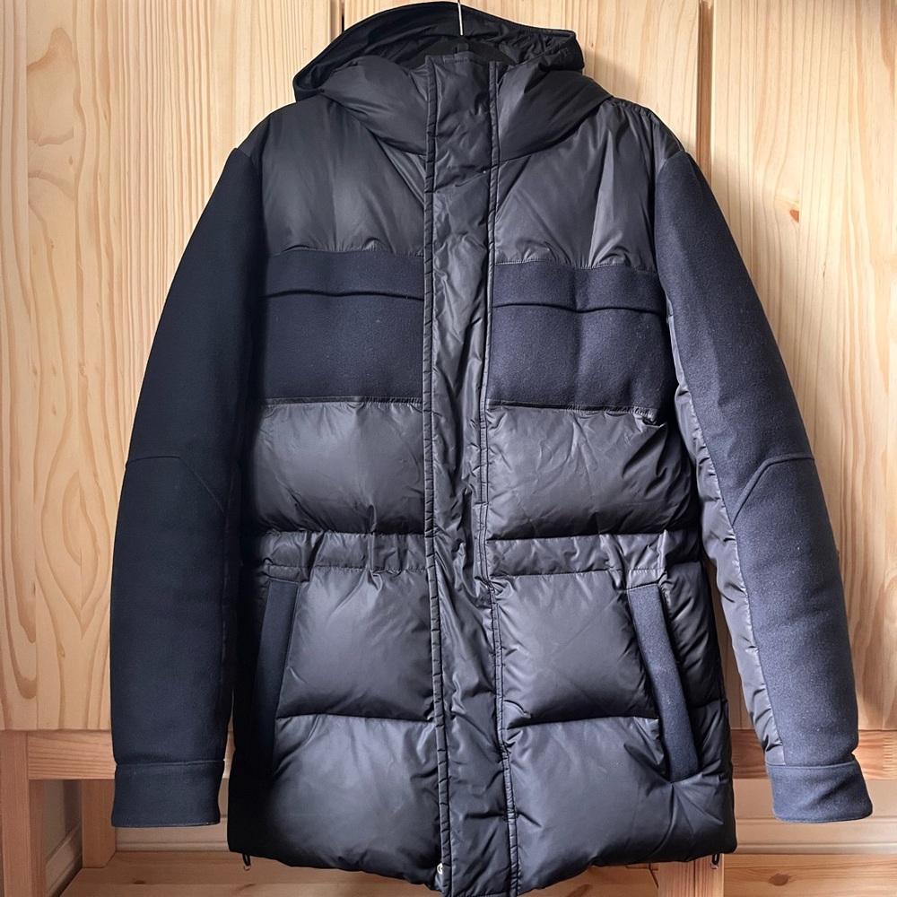 Men's Black Puffer Down Coat